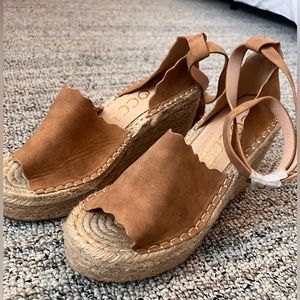 VICI, Ccocci brown wedges, size 10. Brand new, never worn